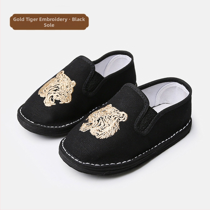 Dječje tradicionalne platnene tenisice s broderijom, prozračne, lagane, protuklizne, retro stil