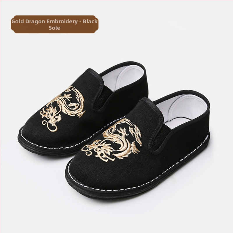 Dječje tradicionalne platnene tenisice s broderijom, prozračne, lagane, protuklizne, retro stil