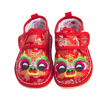 Dječje cipele s tigrovom glavom, Velcro zatvaranje, prozračne, potplat od tkanine i gume, debela potplat