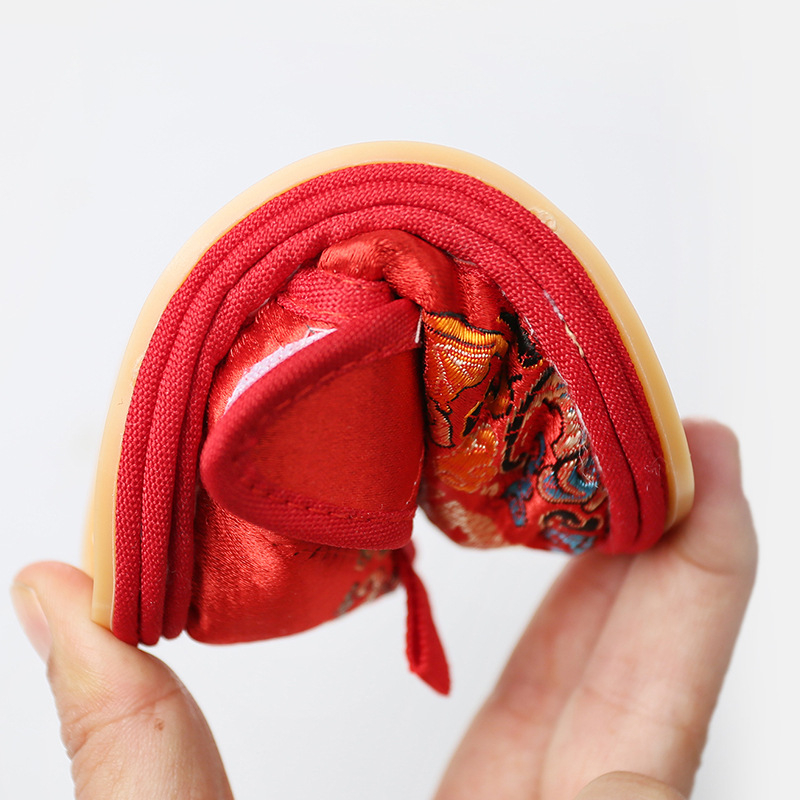 Dječje tradicionalne cipele od brokata, Velcro kopčanje, Wufu uzorak, višeslojna potplat (tkanina + guma), retro stil