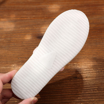 Pantofi Hanfu pentru fete - Broderie manuală, Stil etnic chinezesc, Bandă elastică, Partea superioară din bumbac, Talpă din tendon de vită