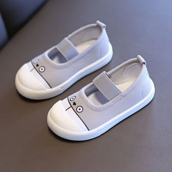 Dječje platnene tenisice - bijele, unisex, za školu i unutarnju uporabu, 4–6 godina