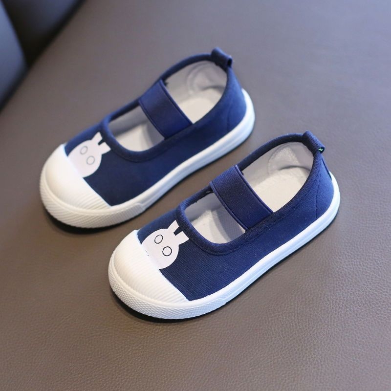 Dječje platnene tenisice - bijele, unisex, za školu i unutarnju uporabu, 4–6 godina