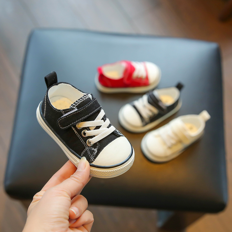 Dječje platnene tenisice s mekom potplatom, prozračene i udobne, s Velcro zatvaranjem, niskog kroja, za djecu 12–36 mjeseci