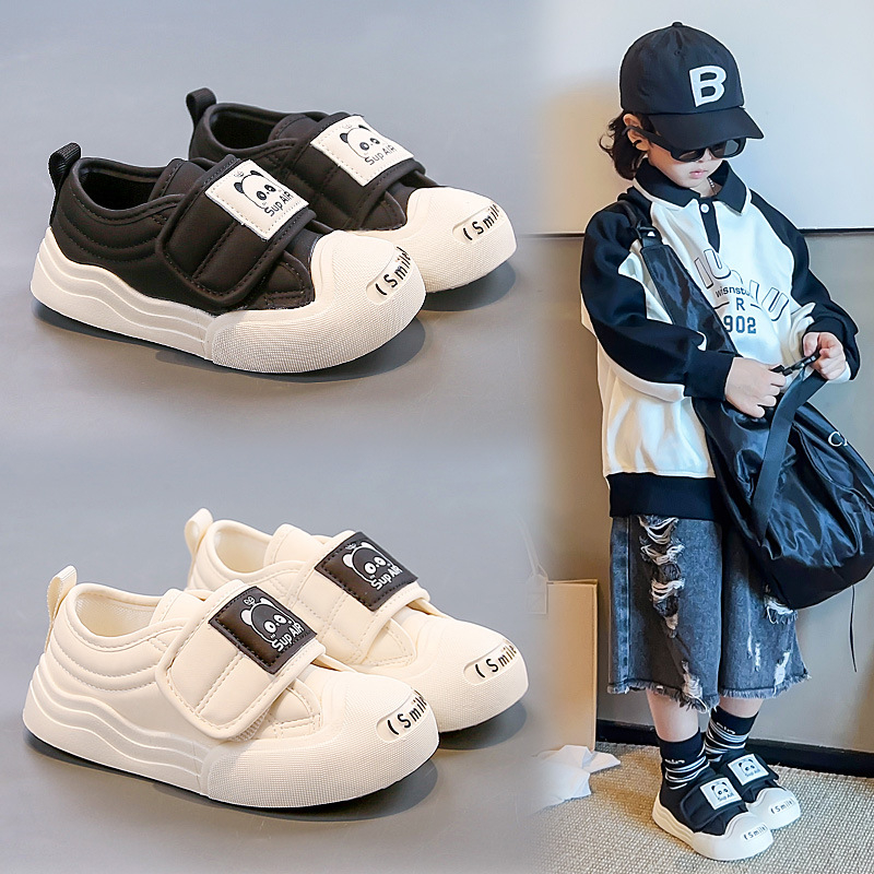 2025 jesenske dječje platnene tenisice s Velcro trakom, Shell Toe, korejskog stila