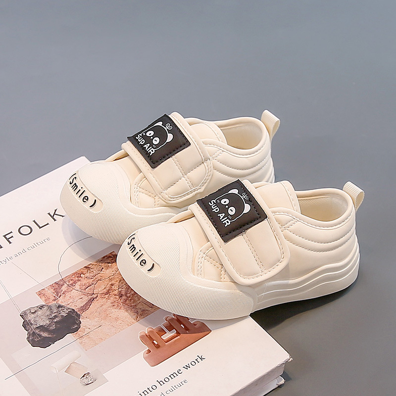 2025 jesenske dječje platnene tenisice s Velcro trakom, Shell Toe, korejskog stila