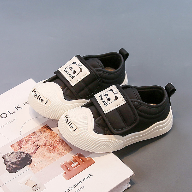 2025 jesenske dječje platnene tenisice s Velcro trakom, Shell Toe, korejskog stila