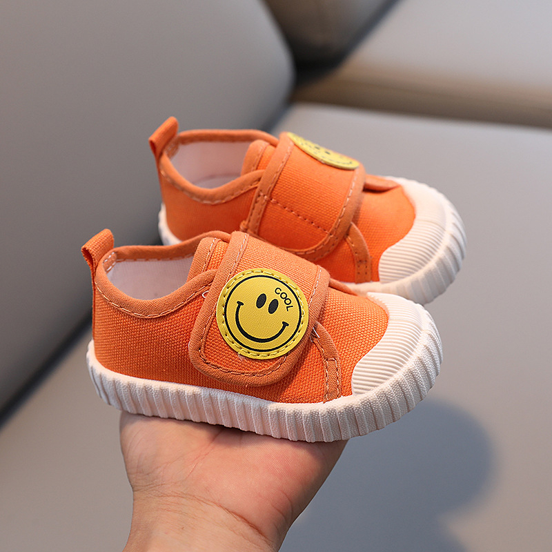 Prozračne platnene dječje tenisice s mekanom potplatom, unisex s Velcro zatvaračem, protivklizne, svakodnevne dječje cipele