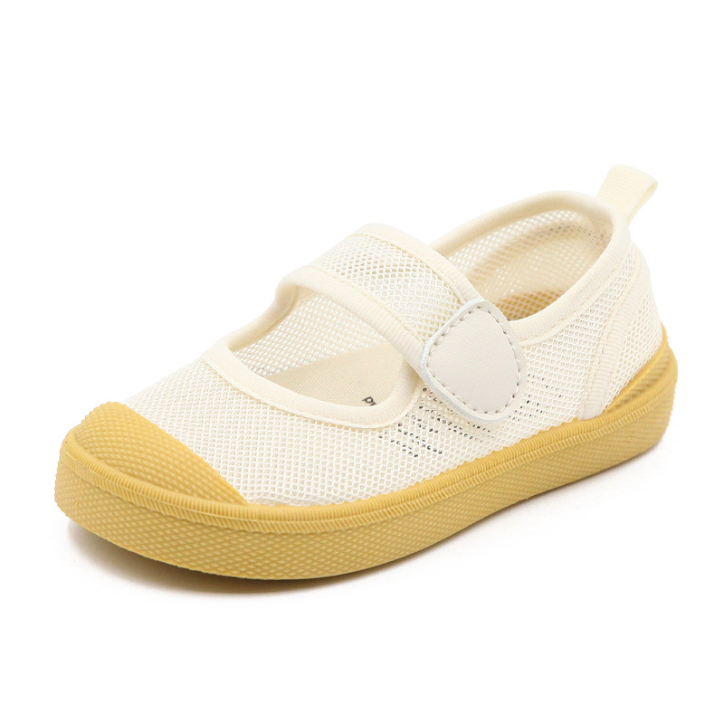 TS1208 Dječje platnene tenisice s korejskim stilom, izvezeno, Velcro zatvarač, gornji dio od pamuka, gumeni potplat, unisex