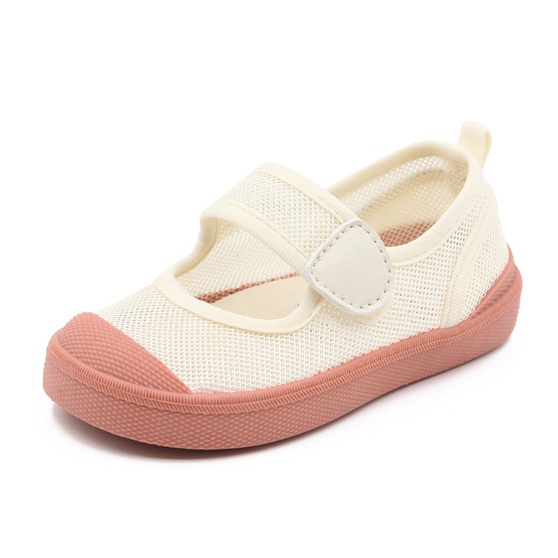 TS1208 Dječje platnene tenisice s korejskim stilom, izvezeno, Velcro zatvarač, gornji dio od pamuka, gumeni potplat, unisex