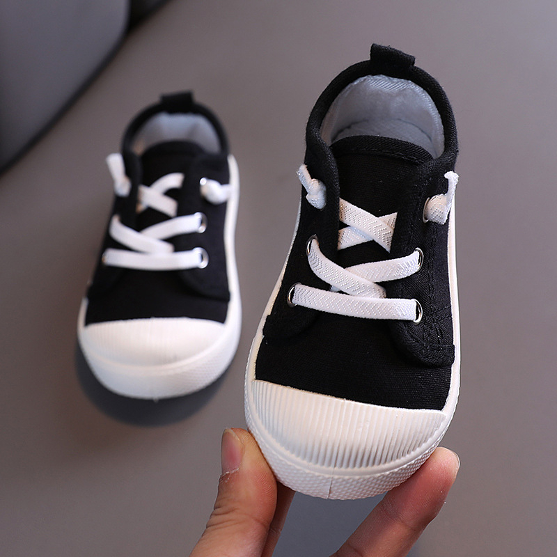 Dječje platnene tenisice za proljeće i ljeto, unisex casual, s protivkliznim dnom i mekanom potplatom, za vrtić