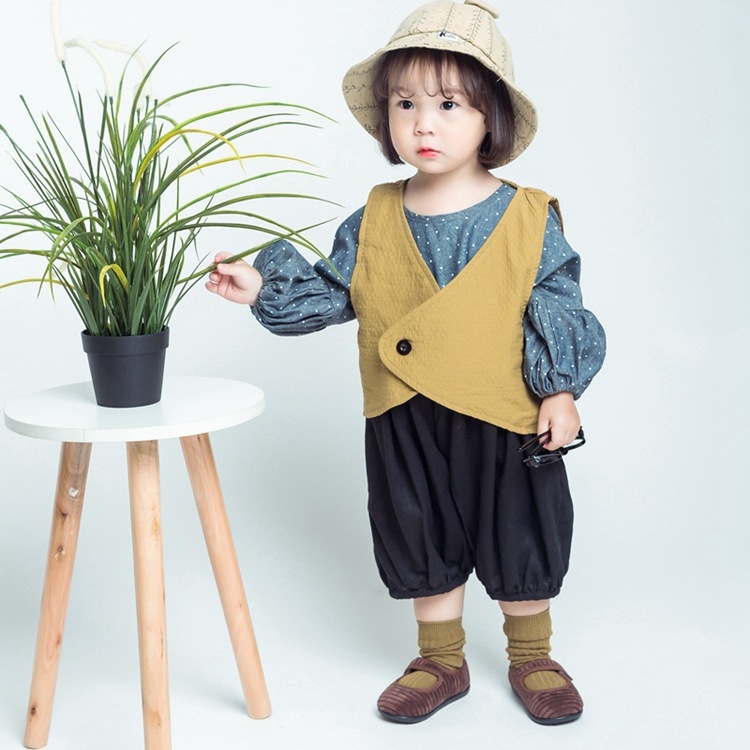 Corduroy platnene cipele za djevojčice, niski otvor, stil princeze, 1-7 godina