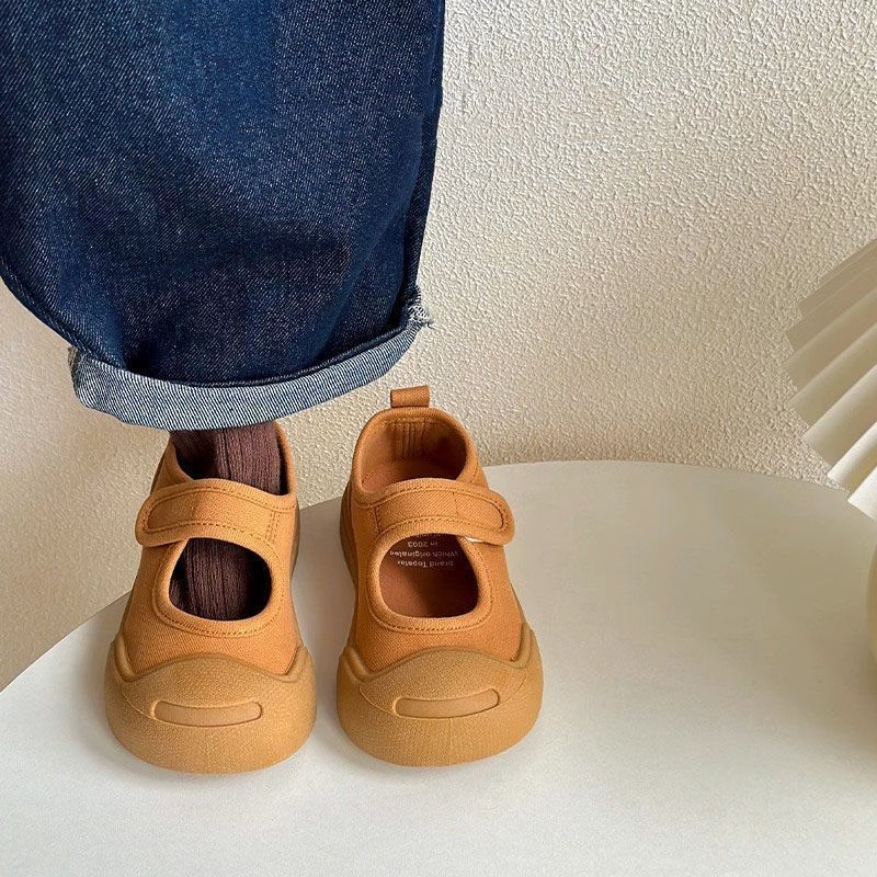 Dječje platnene tenisice s niskim otvorom, 2025 proljeće–jesen, unisex, meka potplata, unutarnje cipele za vrtić
