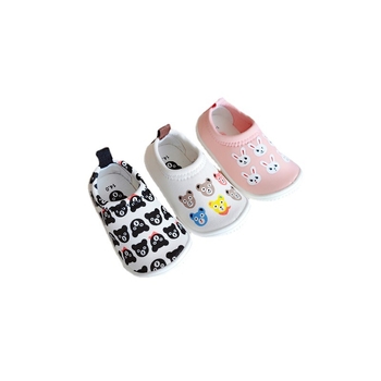 Proljetne patike za bebe s mekom potplatom, platnene, s elastičnim trakama, crtani motiv, unisex