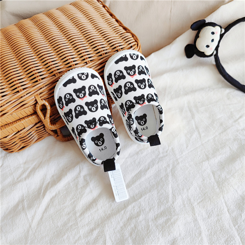 Proljetne patike za bebe s mekom potplatom, platnene, s elastičnim trakama, crtani motiv, unisex