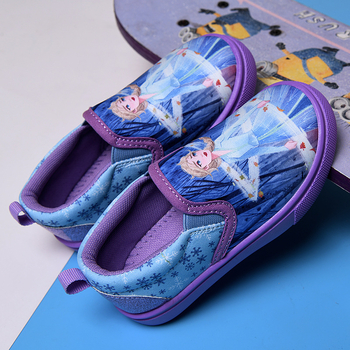 Dječje platnene tenisice slip-on s karikaturnim uzorkom, gornji dio od platna, potplat od kompozita, PU ulošci, pamuk unutrašnjost