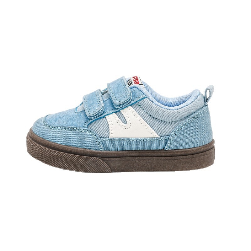 Dječje platnene tenisice s Velcro zatvaračem, unisex, TPR potplata, za djecu 4–6 godina, proljeće 2025