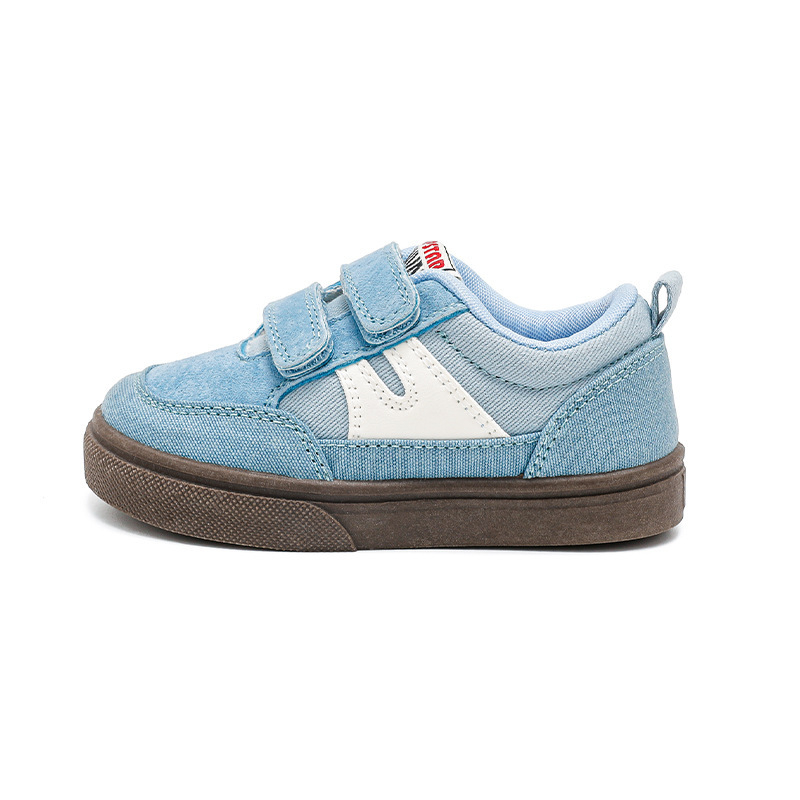 Dječje platnene tenisice s Velcro zatvaračem, unisex, TPR potplata, za djecu 4–6 godina, proljeće 2025