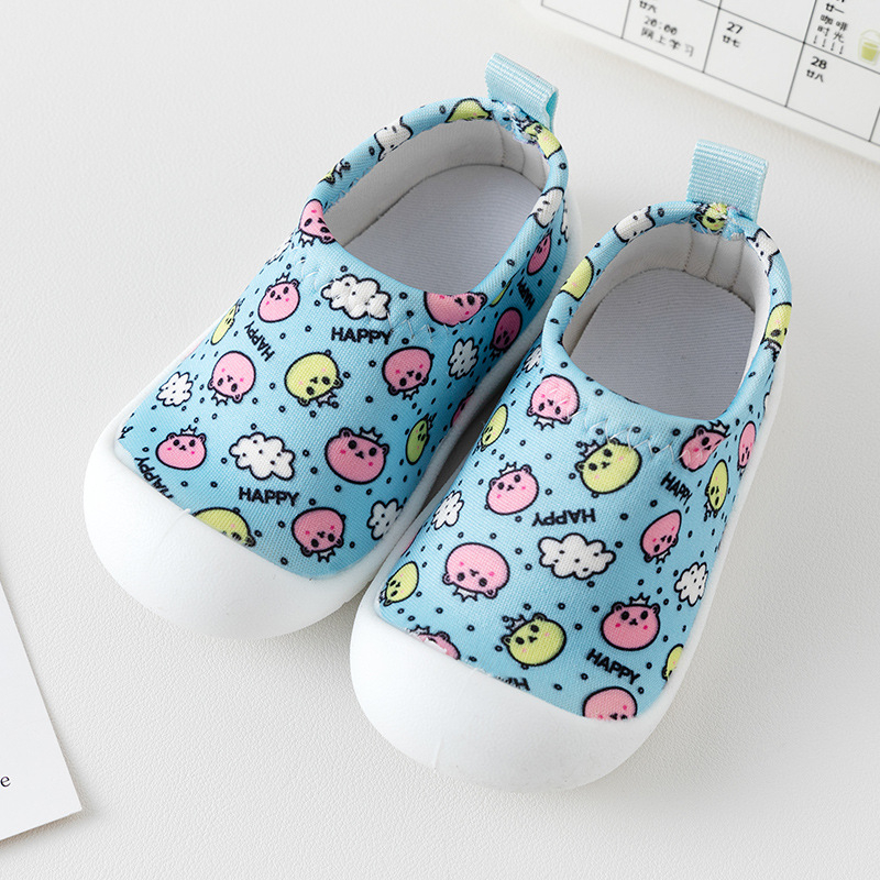 Pantofi din canvas pentru bebeluși și copii, respirabili, antiderapante, talpă moale, gleznă joasă, pentru vârstele 12–36 și 24–48 de luni