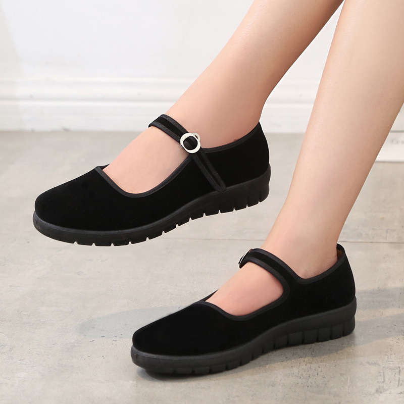 Pantofi tradiționali de dans etnic pentru copii, unisex, 7–12 ani, partea superioară din material textil, talpă din cauciuc