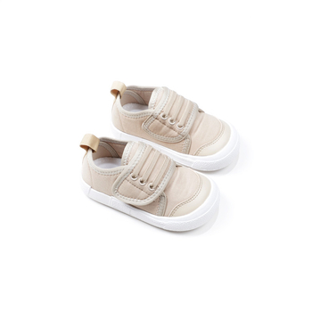 Pantofi pentru copii din pânză cu Velcro - talpă din cauciuc, închidere Velcro, partea superioară din pânză, design cu înălțime joasă