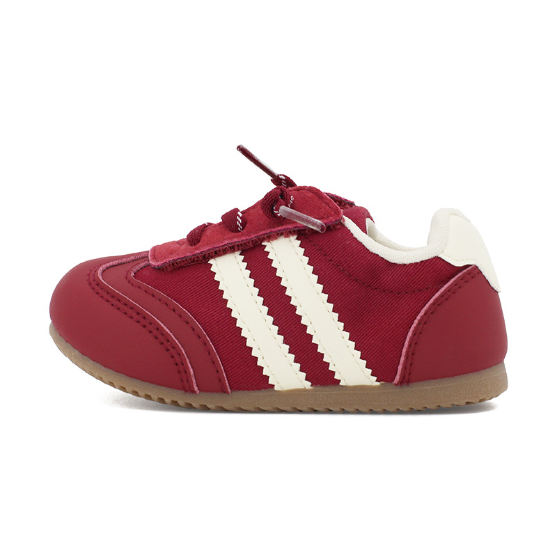 Top Star dječje canvas tenisice - unisex, jesenje casual tenisice s prugama, Velcro kopča, model 6051