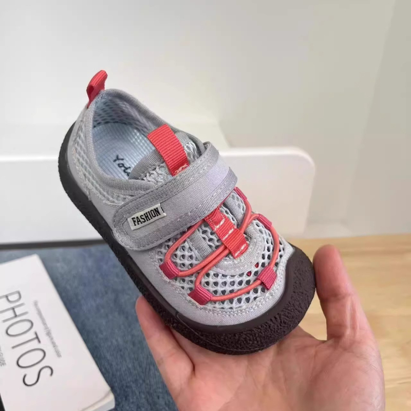 Unisex mrežaste tenisice s Velcro zatvaračem, gumena protuklizna potplata, gornji dio od umjetne kože (Proljeće 2025)