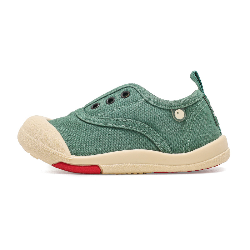 Topstar dječje platnene slip-on cipele, niski vrh, prozračna TPR potplat, unisex unutarnje cipele za proljeće i jesen, model 2066