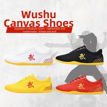 Kovos menų treniruočių bateliai – drobės viršus, žemas kulkšnies aukštis, priekinis raištelių užsegimas, lengva konstrukcija, padas iš jautienos sausgyslės