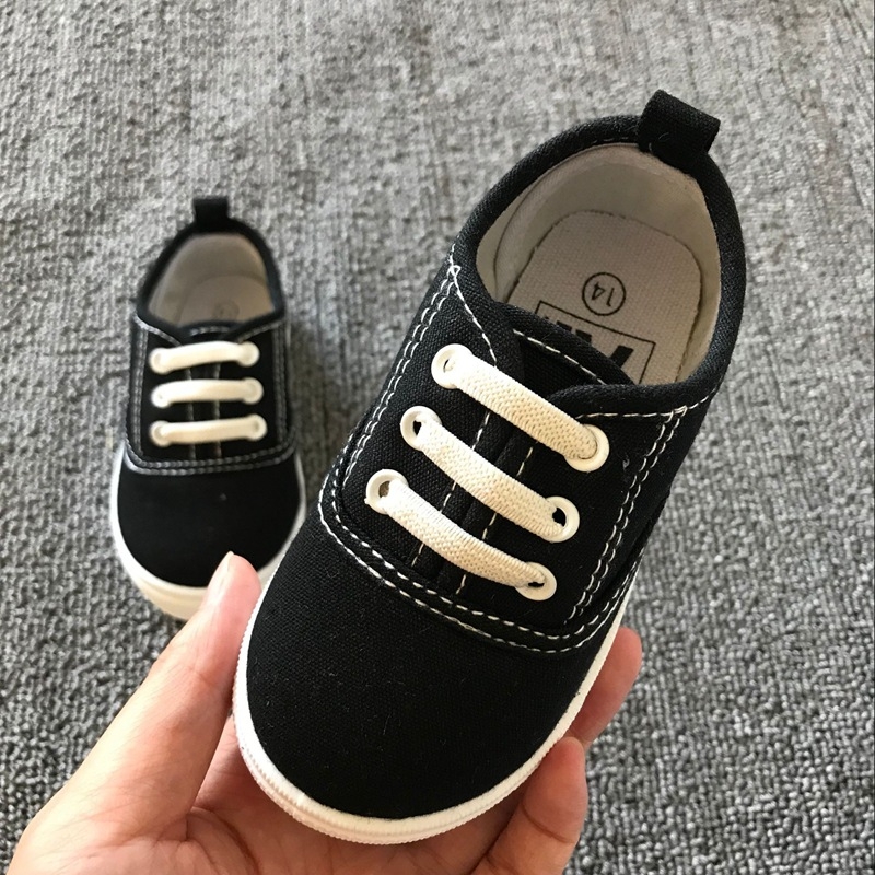 Dječje tenisice od platna, slip-on s elastičnom trakom, niski gornji dio, za dob 1–6 godina, platneni gornji dio, EVA ulošak, plastična potplat