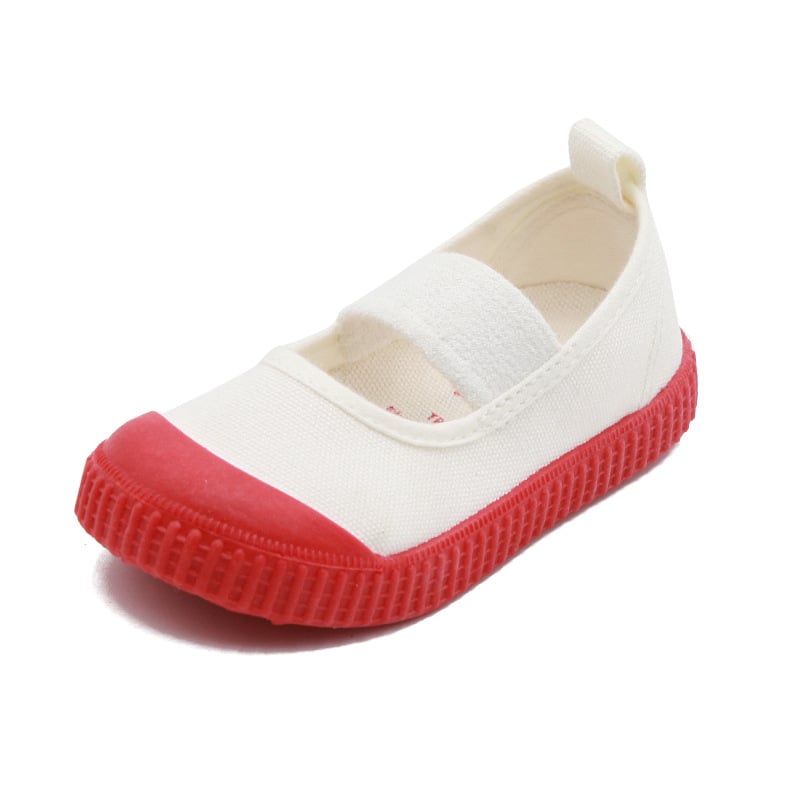 Pantofi de copii din canvas cu Velcro, partea superioară din canvas, 1–3 ani, unisex, versiune coreeană