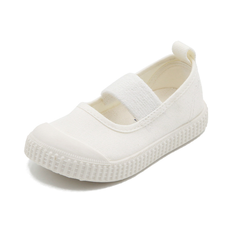 Pantofi de copii din canvas cu Velcro, partea superioară din canvas, 1–3 ani, unisex, versiune coreeană