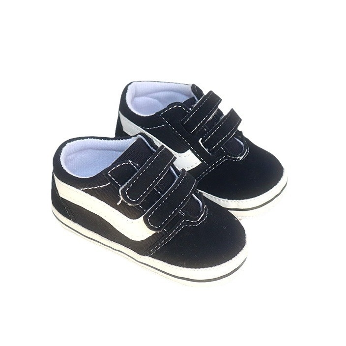 Velcro tenisice za djecu 1-3 godine, platnene gornje, gumena potplata, zatvaranje Velcro, korejski stil