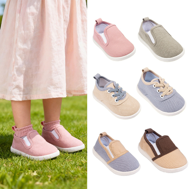 Dječje tenisice od platna slip-on, unisex, niski gornji dio, TPR potplat (gornji dio: platno; zatvaranje: elastična traka)