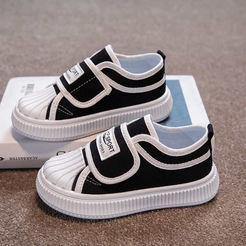 Παιδικά παπούτσια canvas, unisex, για ηλικίες 4–6, Velcro κούμπωμα, σόλα PVC