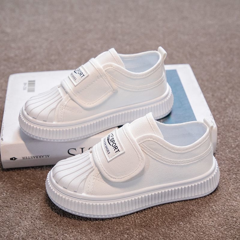 Παιδικά παπούτσια canvas, unisex, για ηλικίες 4–6, Velcro κούμπωμα, σόλα PVC