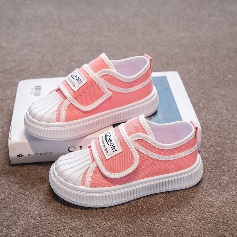 Παιδικά παπούτσια canvas, unisex, για ηλικίες 4–6, Velcro κούμπωμα, σόλα PVC