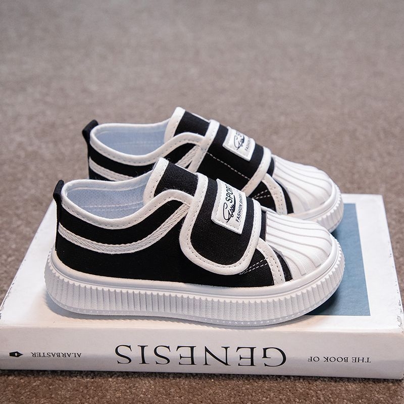 Παιδικά παπούτσια canvas, unisex, για ηλικίες 4–6, Velcro κούμπωμα, σόλα PVC