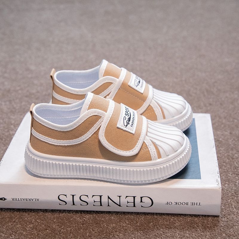 Παιδικά παπούτσια canvas, unisex, για ηλικίες 4–6, Velcro κούμπωμα, σόλα PVC