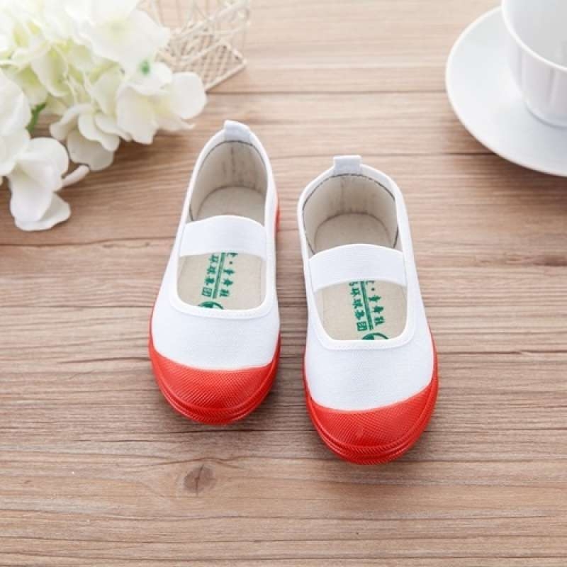 Pantofi din pânză pentru copii - Părtea superioară din bumbac, talpa din cauciuc, broderie, model cu desene animate, vârsta 4–6 ani