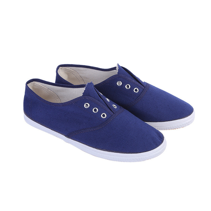 Tai Chi платнени обувки за вътрешни тренировки, дишащи, със ластична закопчалка, средна височина и ток 3-5 см