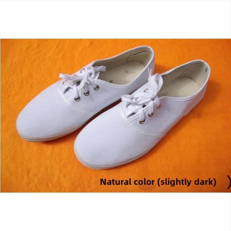 Tai Chi kanvasiniai vidaus fitneso bateliai, kvėpuojantys, su elastine užsegimo juosta, vidutinio aukščio viršus, kulno aukštis 3-5 cm