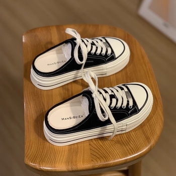 Pantofi slip-on pentru femei din piele sintetică; respirabili; talpă din cauciuc; branț din lână de oaie integrat; stil: Sweet Academy