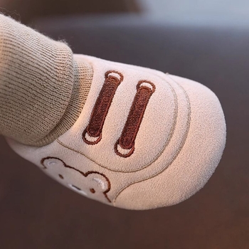 Pantofi pentru copii mici, unisex, partea superioară din bumbac, talpă moale, pentru 12–48 de luni
