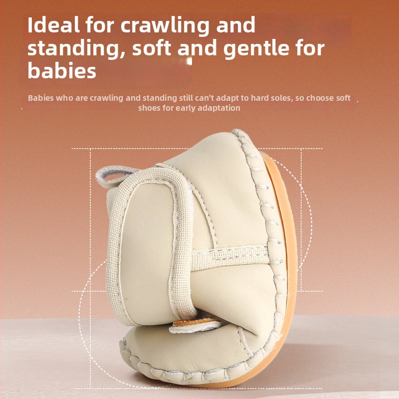 Pantofi de iarnă pentru copii mici, partea superioară din piele Ultrafilm, căptușeală fleece pentru căldură, izolație groasă, talpă antiderapantă, închidere cu Velcro, model Cartoon, pentru 12-36 luni