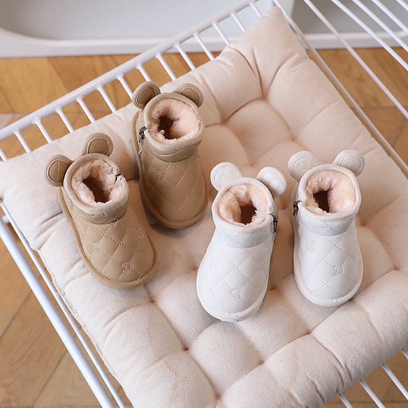 Dječje čizme za snijeg s flecom, debele unisex cipele za djecu, 1–6 godina, vodootporne