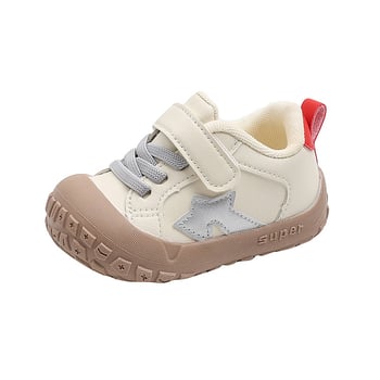 Pantofi sport pentru copii, unisex, partea superioară din PVC, închidere cu Velcro, talpă antiderapantă, talpă joasă, primăvară-toamnă