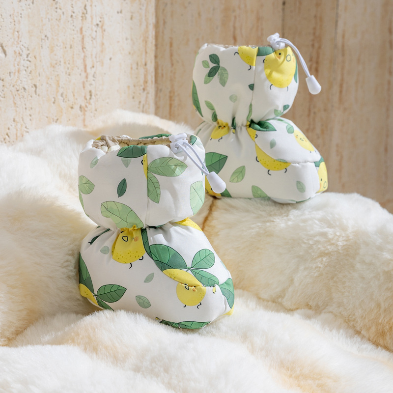 Ghete bebeluși din bumbac, talpă moale, ghete înalte, groase, model camuflaj, antiderapante, mențin căldura