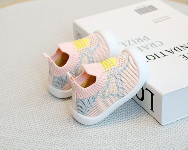 Pantofi pentru copii mici, pentru băieți și fete, interior/exterior, partea superioară din plasă respirabilă, talpă moale antiderapant, toate anotimpurile, 12–36 luni