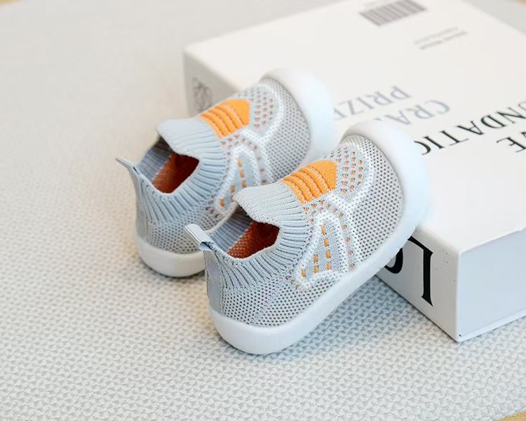 Pantofi pentru copii mici, pentru băieți și fete, interior/exterior, partea superioară din plasă respirabilă, talpă moale antiderapant, toate anotimpurile, 12–36 luni